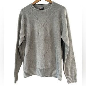 Alexander Julian COLOURS Knit Sweater - Mens Size Medium - Gray